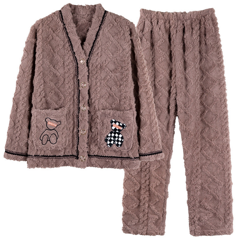 "Women's Winter Pajamas Home Wear Suit – Cozy & Stylish Loungewear"