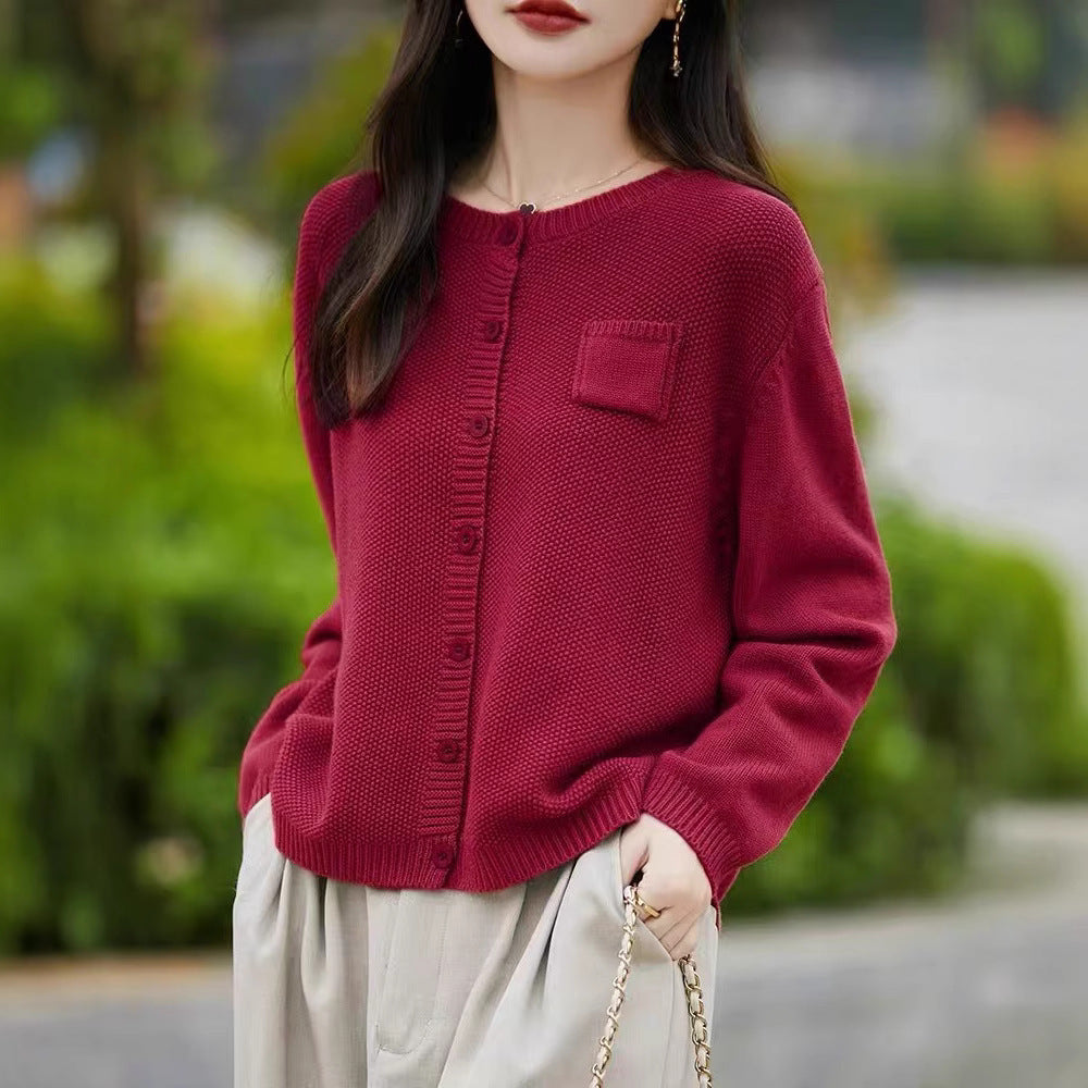 "High-grade Korean Style Lazy Sweater Coat – Effortless Elegance Meets Cozy Comfort"