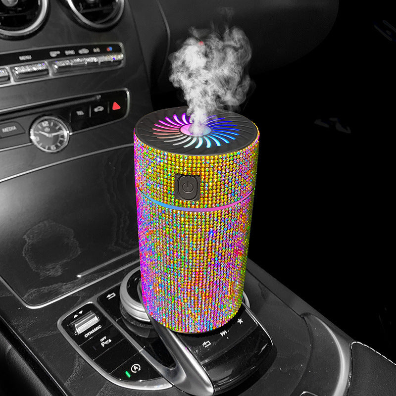 "Car Mounted Air Purification Humidifier: Compact Freshness for On-the-Go Comfort"