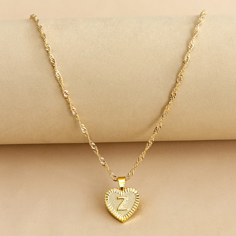 "26 English Initial Letter Pendant Necklaces for Women – Personalized Elegance for Every Style"