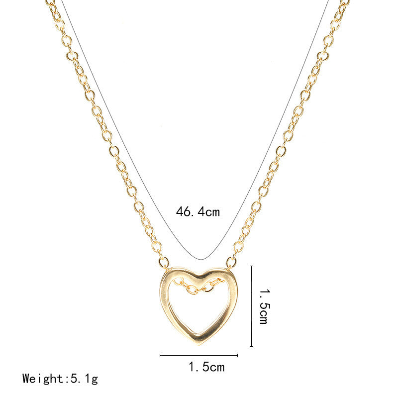 Fashion Simple Creative Versatile Hollow Clavicle Chain