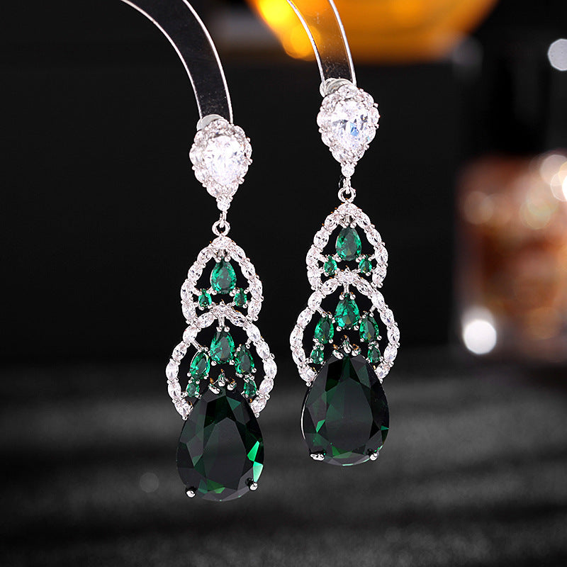 Atmospheric Heavy Industry Zircon Earrings