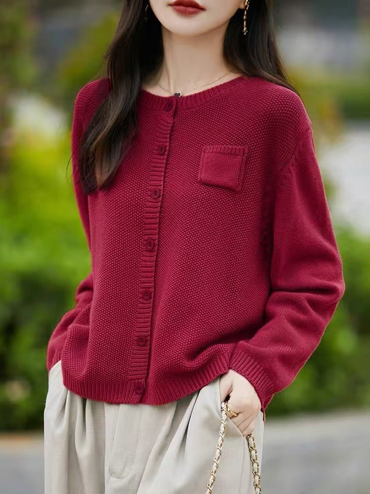 "High-grade Korean Style Lazy Sweater Coat – Effortless Elegance Meets Cozy Comfort"