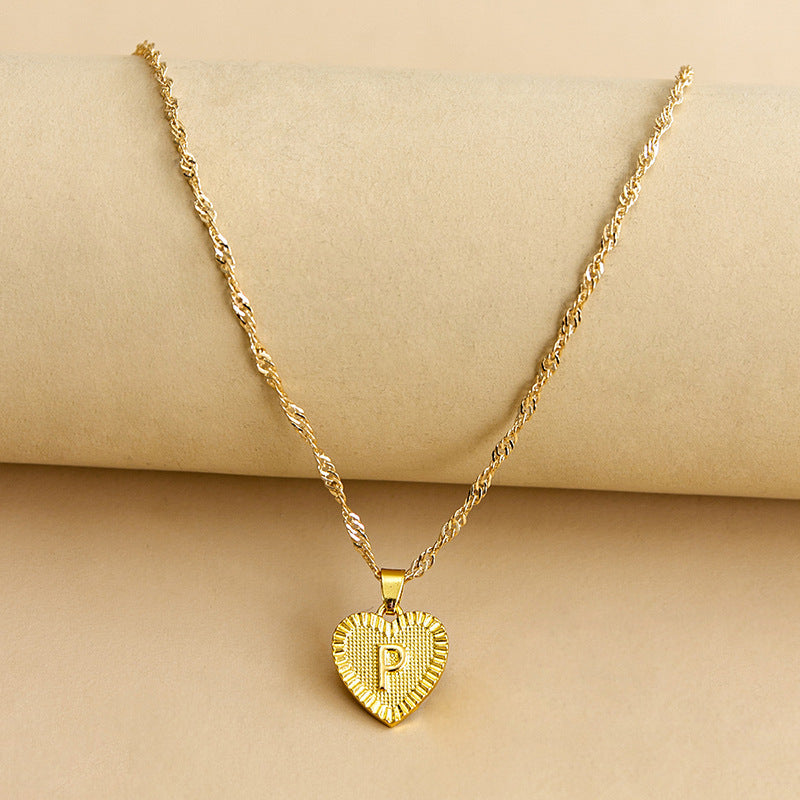 "26 English Initial Letter Pendant Necklaces for Women – Personalized Elegance for Every Style"