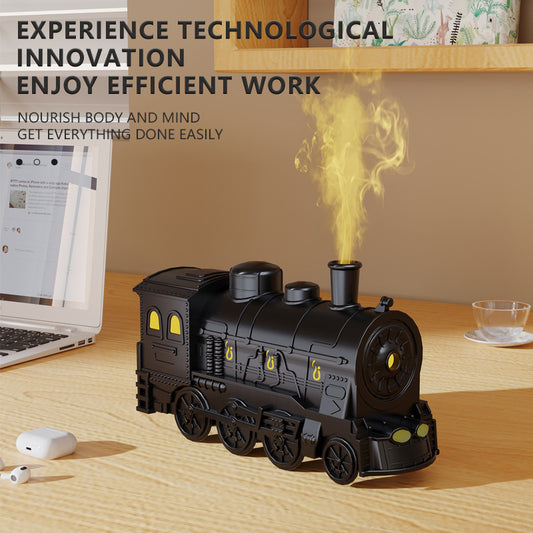 "Train Colorful Remote Control Fog Humidifier"