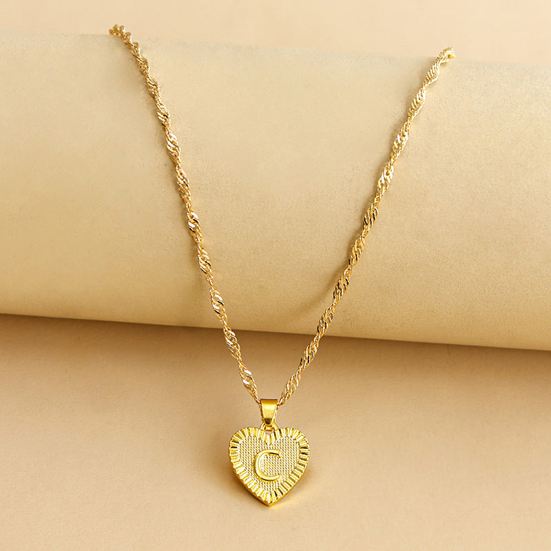 "26 English Initial Letter Pendant Necklaces for Women – Personalized Elegance for Every Style"