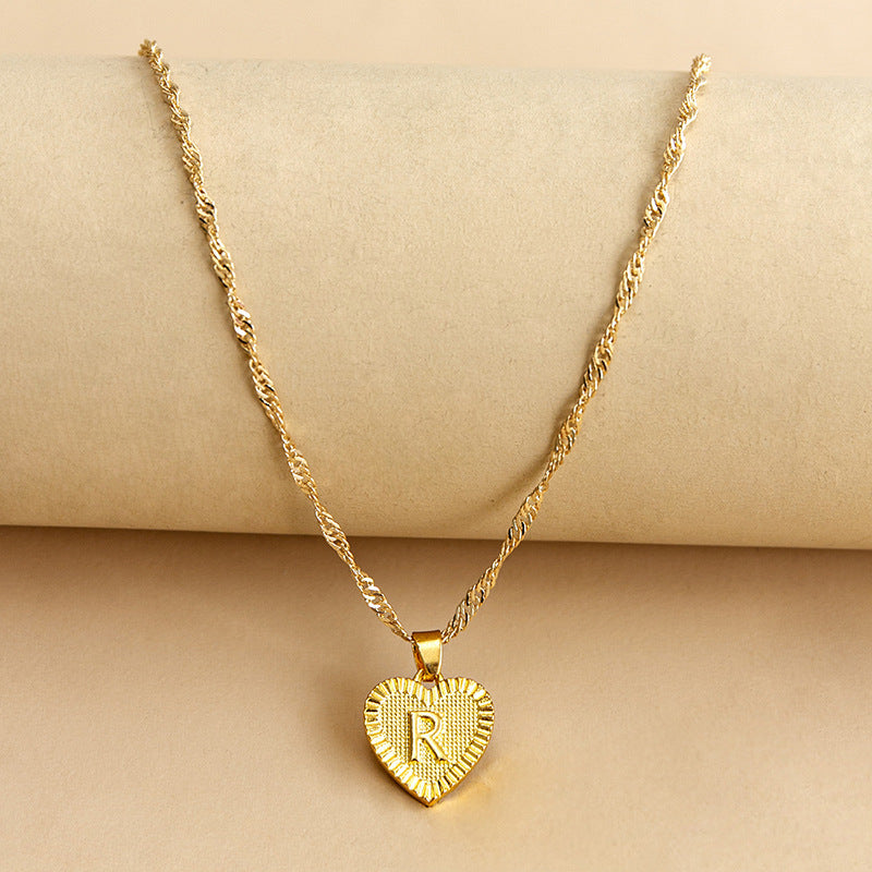 "26 English Initial Letter Pendant Necklaces for Women – Personalized Elegance for Every Style"