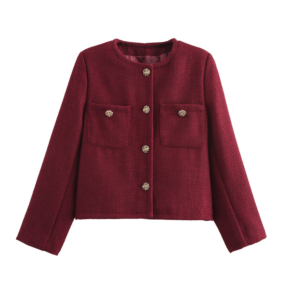 "Women's Tweed Cardigan Coat – Classic Elegance Meets Modern Style"