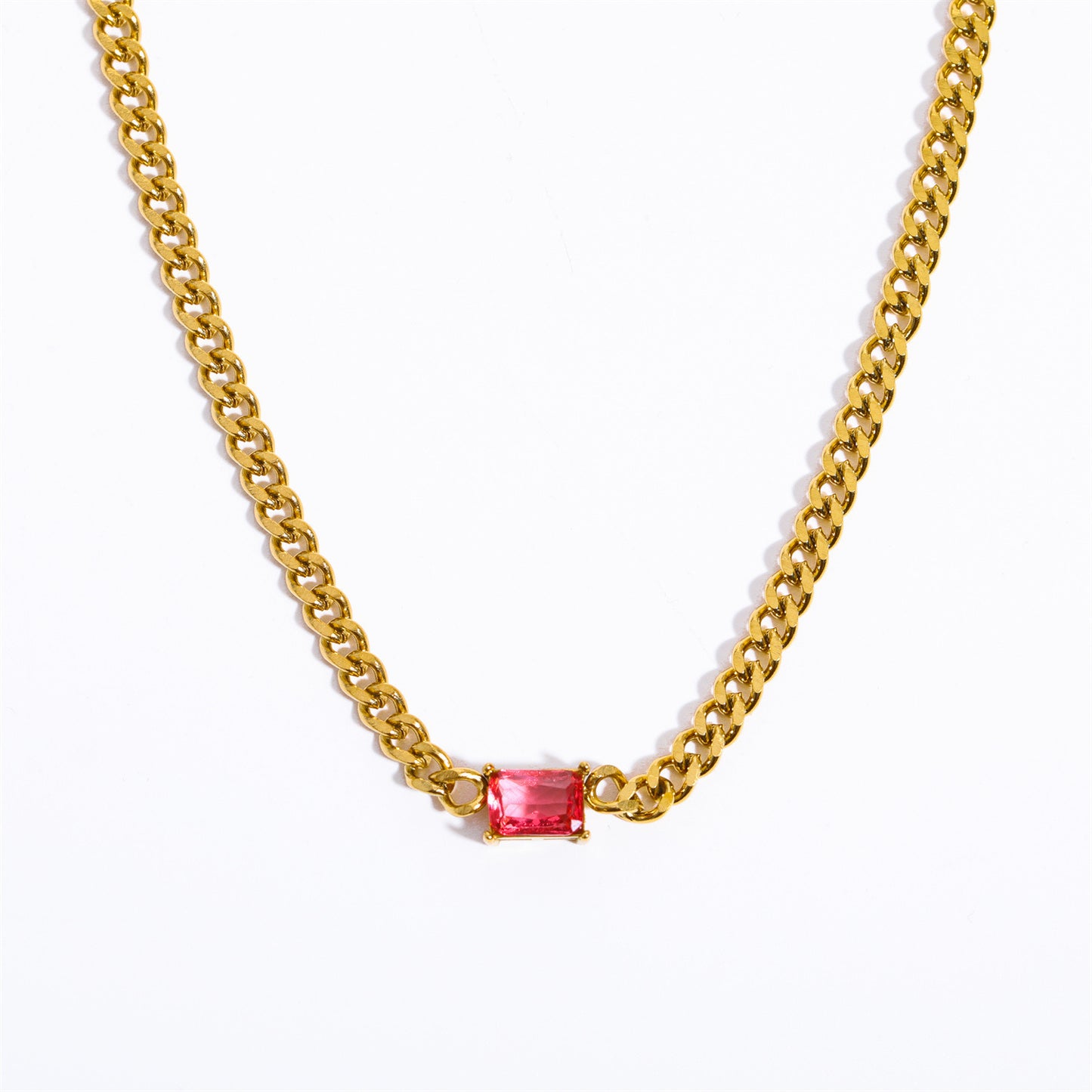 Heavy Industry Cuban Chain Love Necklace